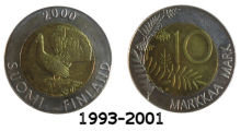 10mk 1993 – 2001