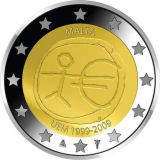 Euro 10 vuotta Malta