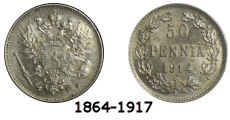 50p 1864 – 1917