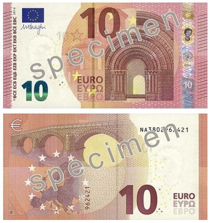 EKP:ltä uusi 10€-seteli ja kilpailu
