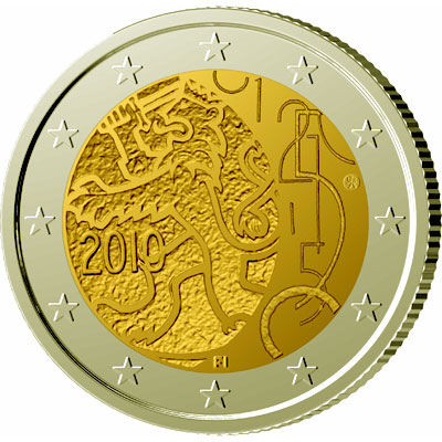 Suomi 2€: Suomen valuutta 150 vuotta