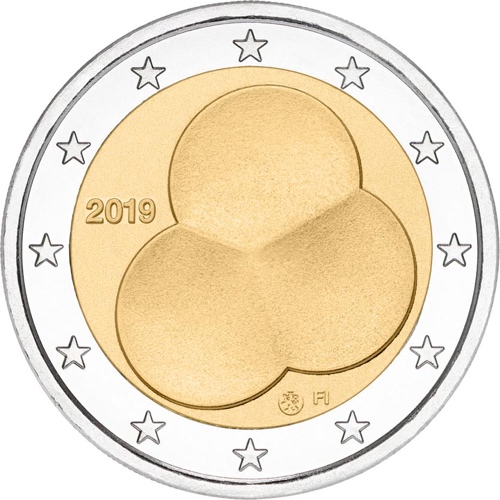 Kahden euron erikoisraha: Suomen hallitusmuoto