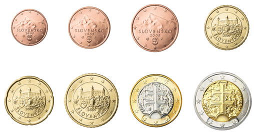 Slovakiassa käyttöön eurokolikot Slovakiassa käyttöön eurokolikot