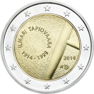 Ilmari Tapiovaara kahden euron rahaan Ilmari Tapiovaara kahden euron rahaan